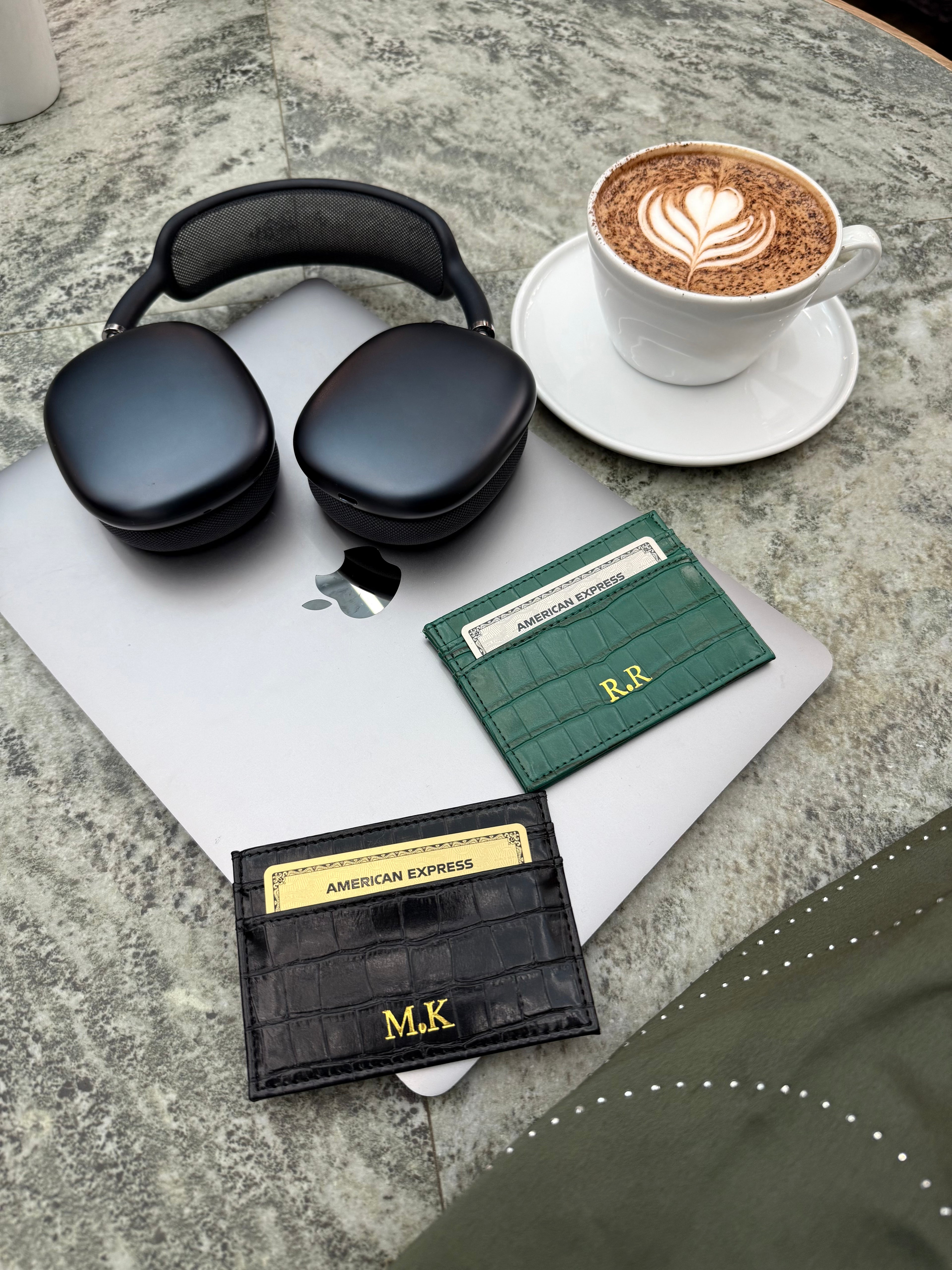 CUSTOM AULUX BLACK CARD HOLDER